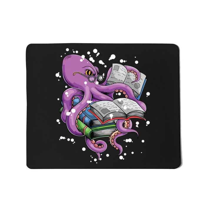 Reading Octopus Mousepad