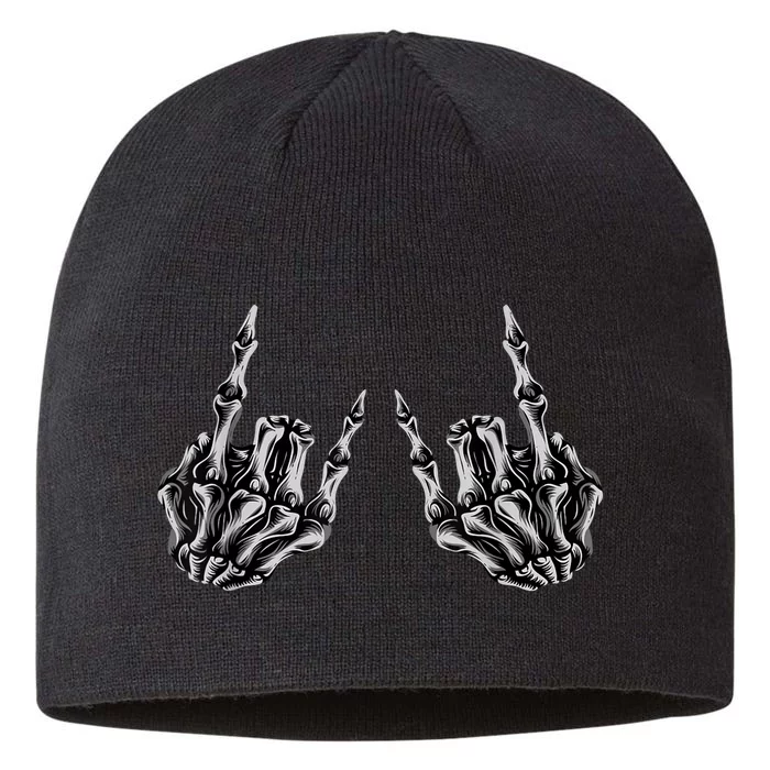 Rock On Rock Star Skeleton Hands 8 1/2in Sustainable Knit Beanie