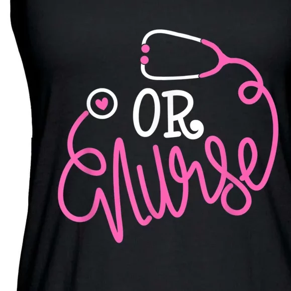 Registered Operating Room Nursing Stethoscope OR Nurse Ladies Essential Flowy Tank