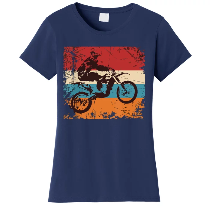 Retro Off Road Motorcycle Motocross Gift Women's T-Shirt