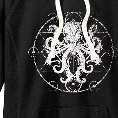 Retro Octopus Women's Fleece Hoodie