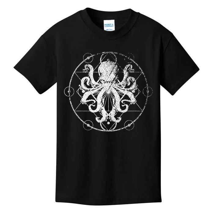 Retro Octopus Kids T-Shirt