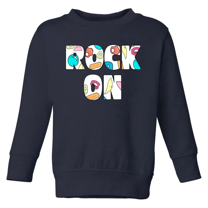 Rock On Rock Climbing Toddler Sweatshirt