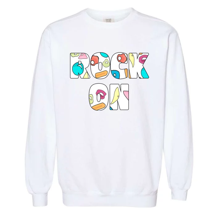 Rock On Rock Climbing Garment-Dyed Sweatshirt