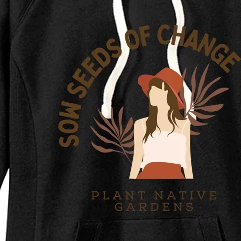 Roots Of Revolution: National Gardening Day Edition Gift Women's Fleece Hoodie