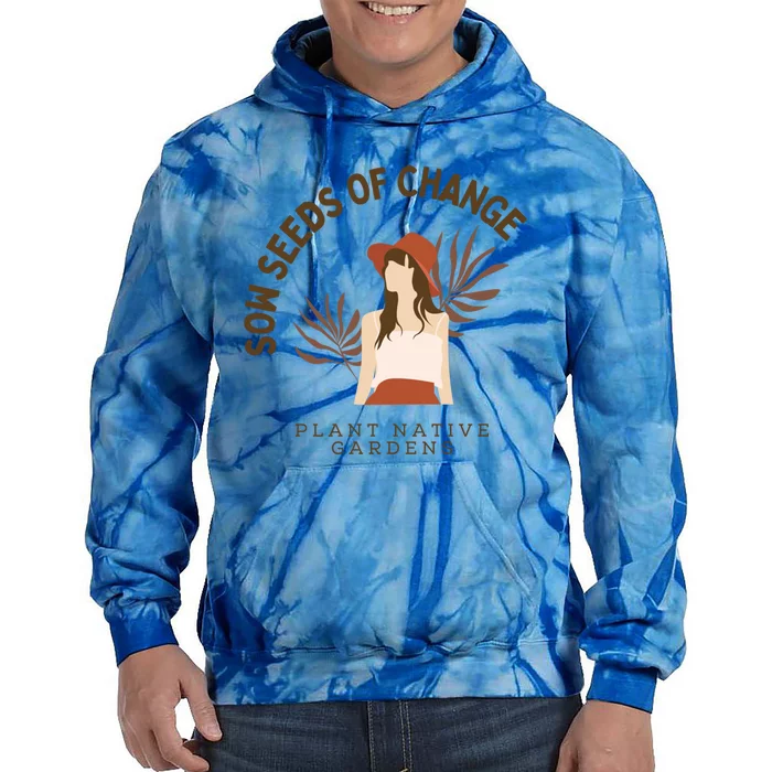 Roots Of Revolution: National Gardening Day Edition Gift Tie Dye Hoodie