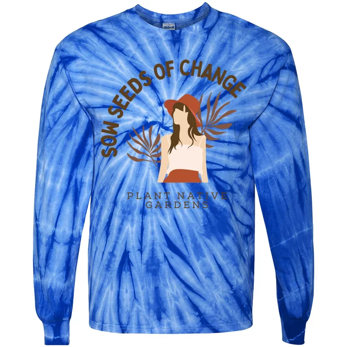 Roots Of Revolution: National Gardening Day Edition Gift Tie-Dye Long Sleeve Shirt