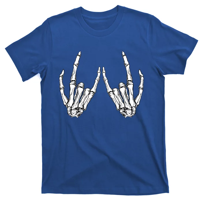 Rock On Rock Star Skeleton Hands Funny Gift T-Shirt