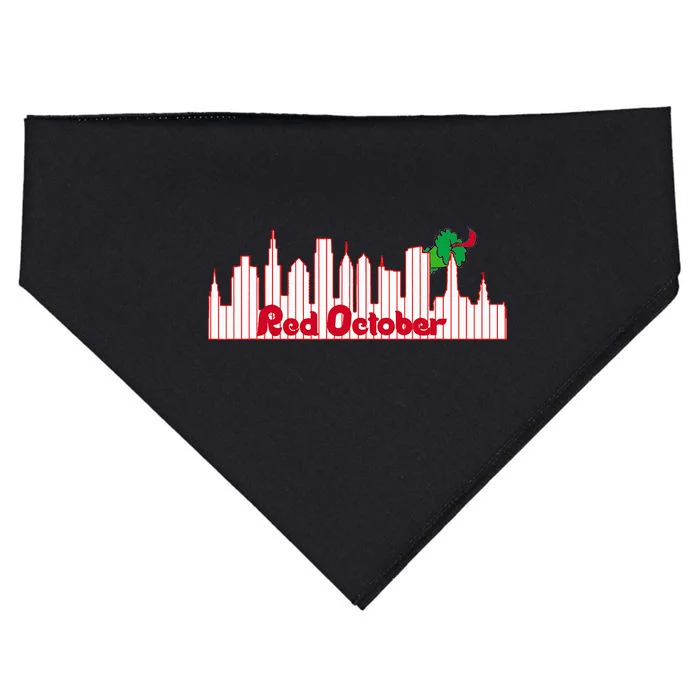 Red October USA-Made Doggie Bandana