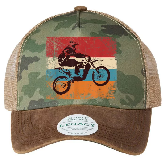 Retro Off Road Motorcycle Motocross Enduro Legacy Tie Dye Trucker Hat