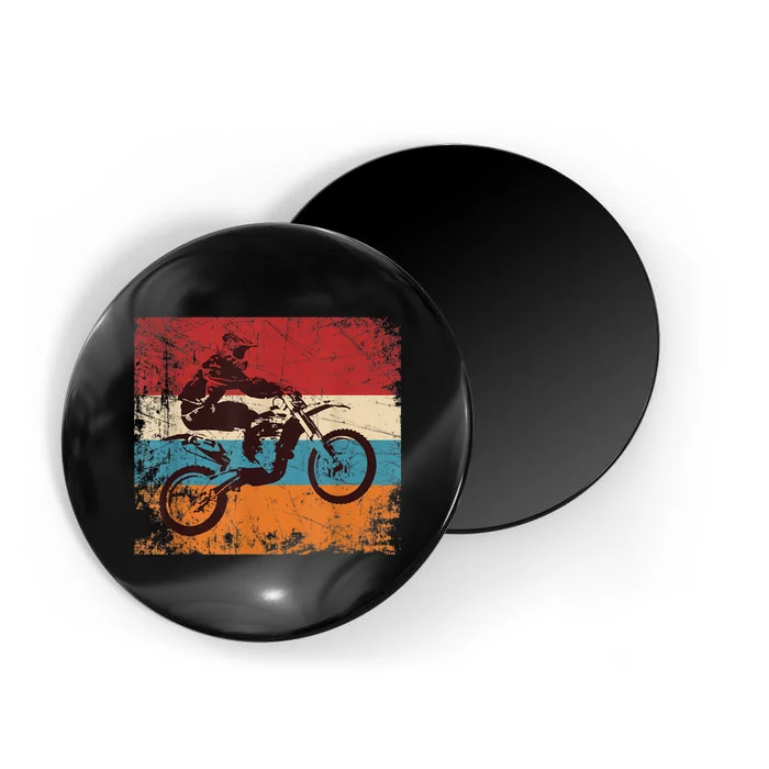 Retro Off Road Motorcycle Motocross Enduro Magnet