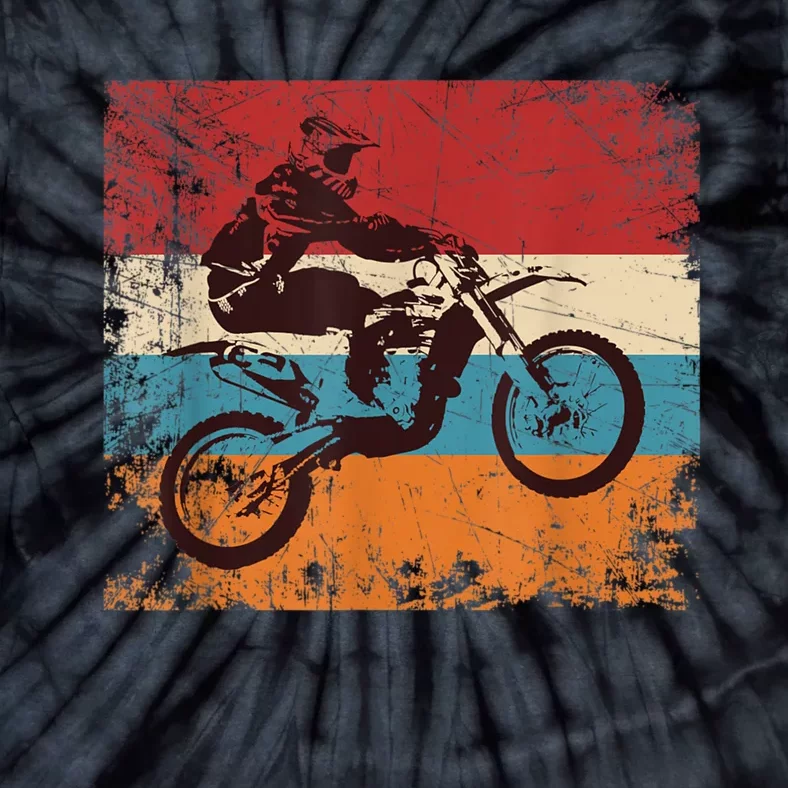 Retro Off Road Motorcycle Motocross Enduro Tie-Dye T-Shirt