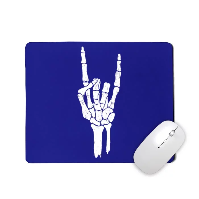 Rock On Skeleton Hand Gift Mousepad