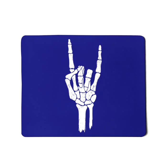 Rock On Skeleton Hand Gift Mousepad