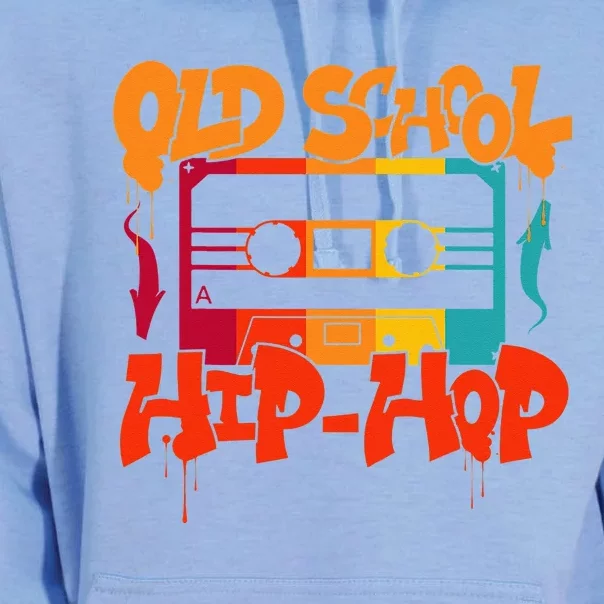 Retro Old School Hip Hop 80s 90s Graffiti Cassette Unisex Surf Hoodie