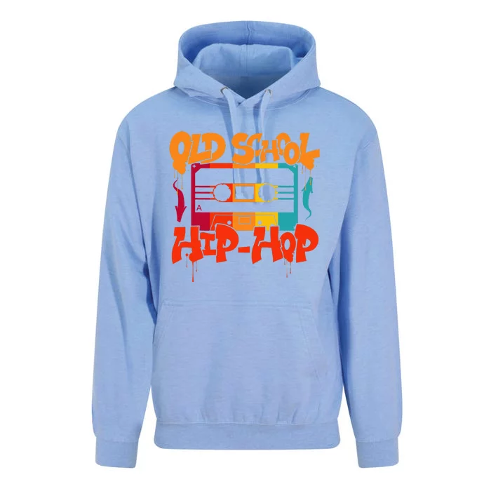 Retro Old School Hip Hop 80s 90s Graffiti Cassette Unisex Surf Hoodie