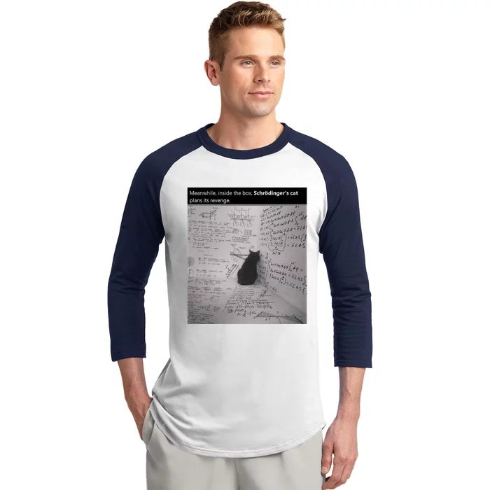 Revenge Of Schrodinger&X27;S Cat! Baseball Sleeve Shirt