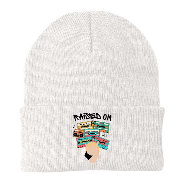 Raised On Slim Retro Cassettes Hip Hop Knit Cap Winter Beanie