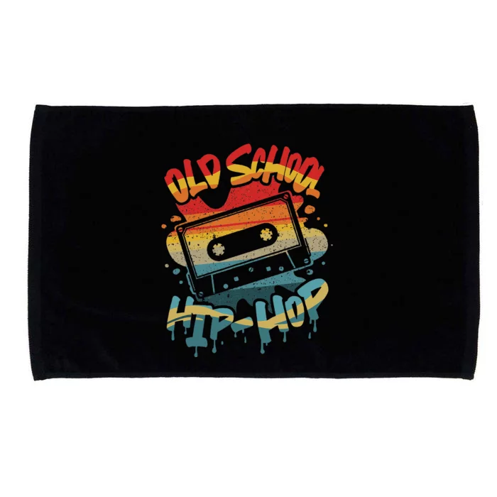 Retro Old School Hip Hop 80s 90s Graffiti Cassette Mixtape Microfiber Hand Towel