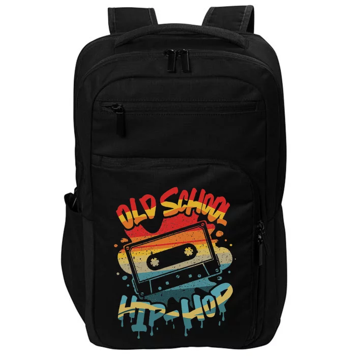 Retro Old School Hip Hop 80s 90s Graffiti Cassette Mixtape Impact Tech Backpack