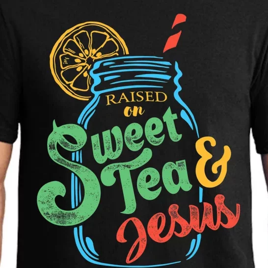 Raised On Sweet Tea & Jesus Pajama Set