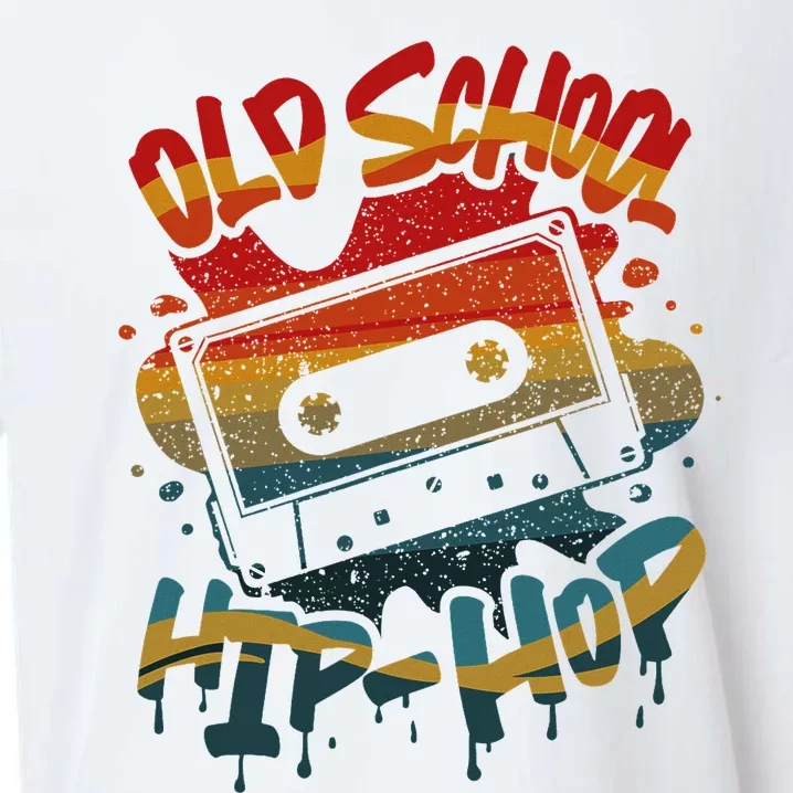 Retro Old School Hip Hop 80s 90s Graffiti Cassette Mixtape Sueded Cloud Jersey T-Shirt