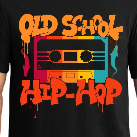 Retro Old School Hip Hop 80s 90s Graffiti Cassette Pajama Set