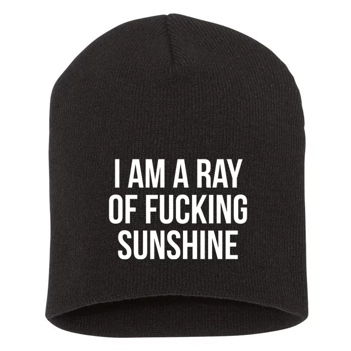 Ray Of Sunshine Short Acrylic Beanie