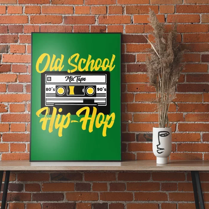 Retro Old School Hip Hop 80s 90s Mixtape Cassette Gift Poster