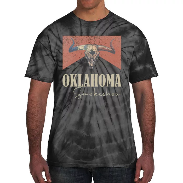 Retro Oklahoma Smokeshow Western Tie-Dye T-Shirt