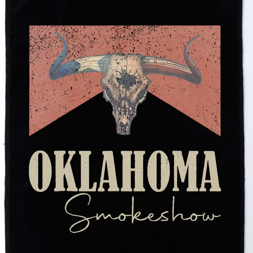 Retro Oklahoma Smokeshow Western Platinum Collection Golf Towel