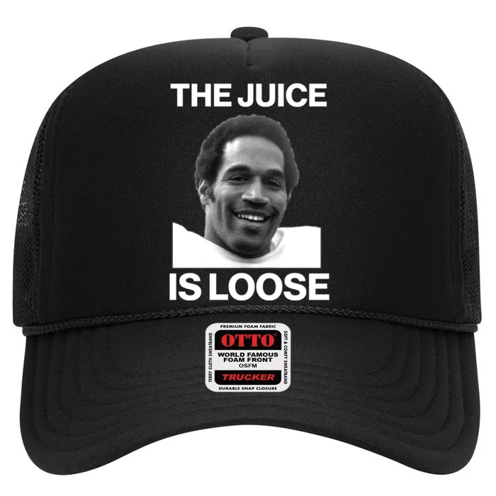 Rip Oj Simpson The Juice Is Loose High Crown Mesh Trucker Hat