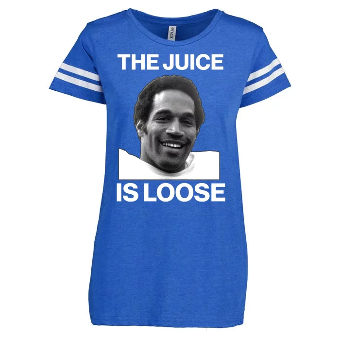 Rip Oj Simpson The Juice Is Loose Enza Ladies Jersey Football T-Shirt