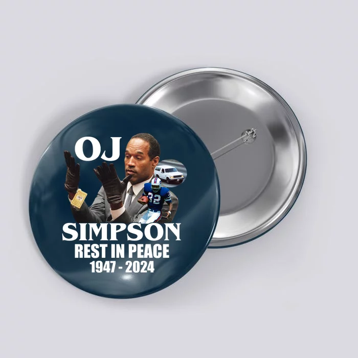 Rip Oj Simpson 1947 2024 Button