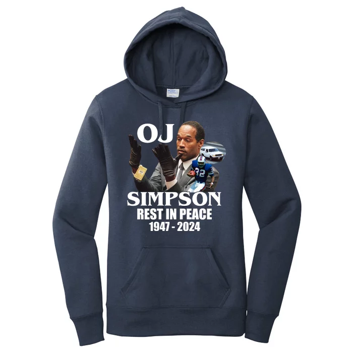 Rip Oj Simpson 1947 2024 Women's Pullover Hoodie