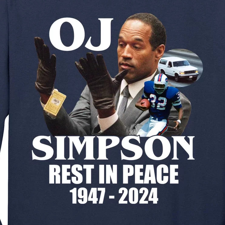 Rip Oj Simpson 1947 2024 Tall Long Sleeve T-Shirt