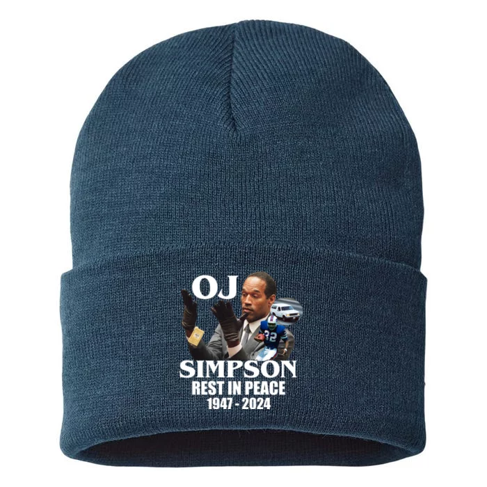 Rip Oj Simpson 1947 2024 Sustainable Knit Beanie