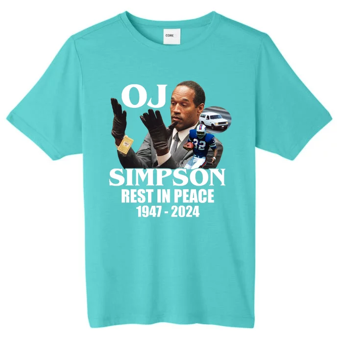 Rip Oj Simpson 1947 2024 ChromaSoft Performance T-Shirt