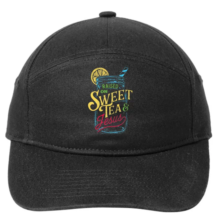 Raised On Sweet Tea & Jesus Southern Pride Iced Tea 7-Panel Snapback Hat