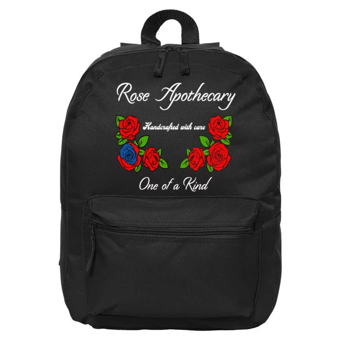 Rose Apothecary Handcrafted With Care One Of A Kind 16 in Basic Backpack