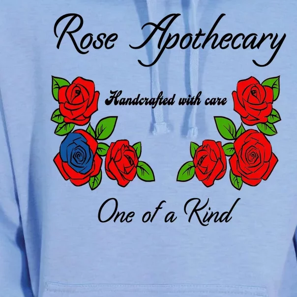 Rose Apothecary Handcrafted With Care One Of A Kind Unisex Surf Hoodie