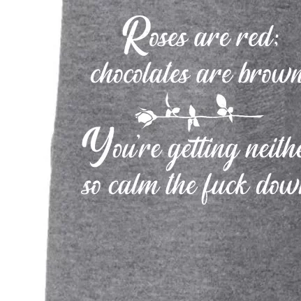 Rose Are Red Chocolates Are Brown Doggie 3-End Fleece Hoodie