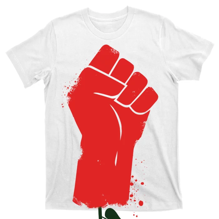 Rose Fist Women's Rights T-Shirt