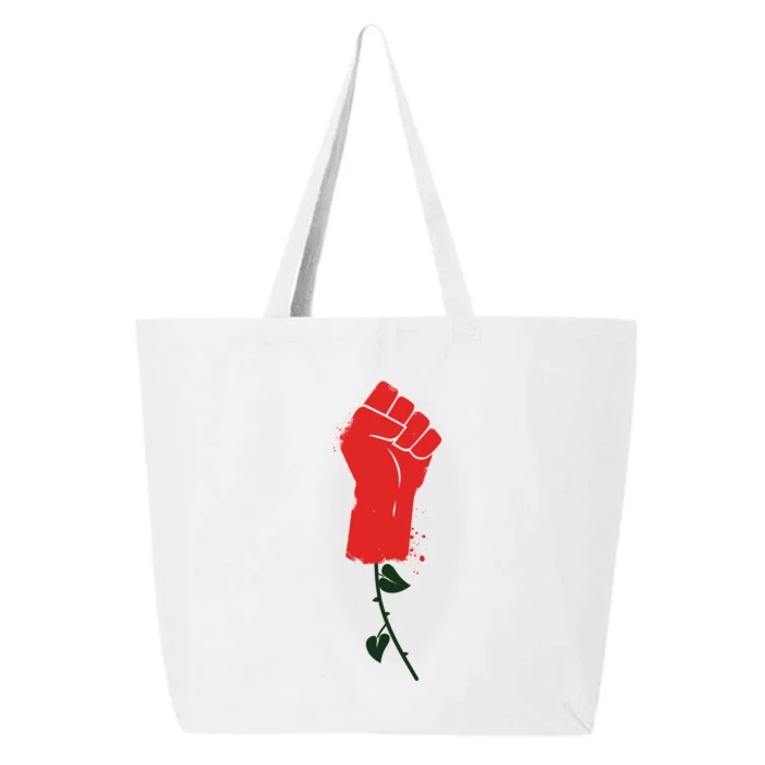 Rose Fist Women's Rights 25L Jumbo Tote