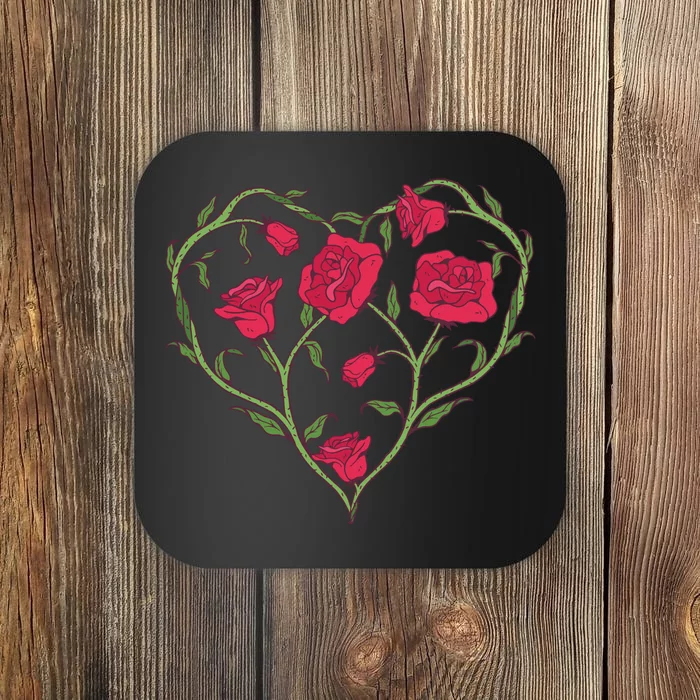 Rose Heart Coaster