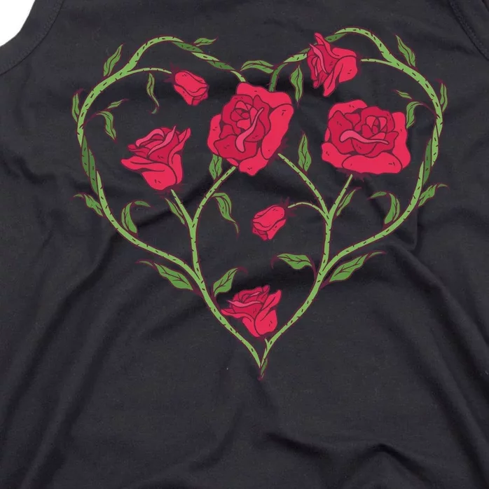 Rose Heart Tank Top