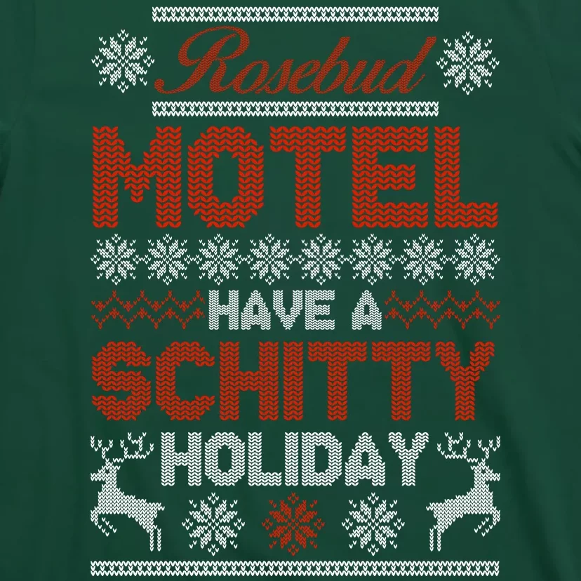 Rosebud Motel Have A Schitty Holiday Ugly Christmas Sweater T-Shirt