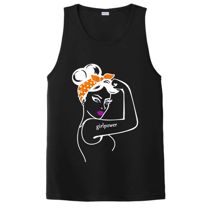 Rosie The Riveter Girl Power Performance Tank