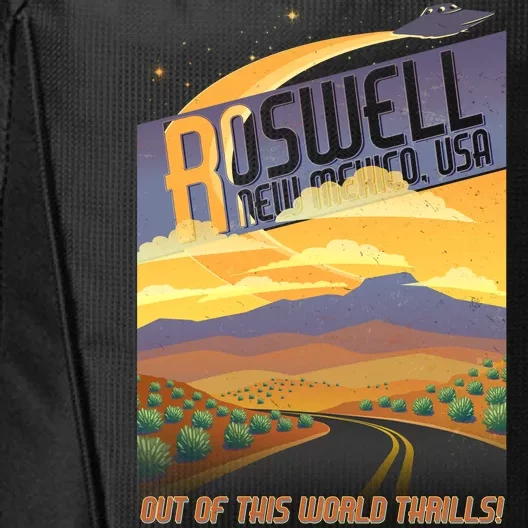 Roswell New Mexico Travel Poster City Backpack