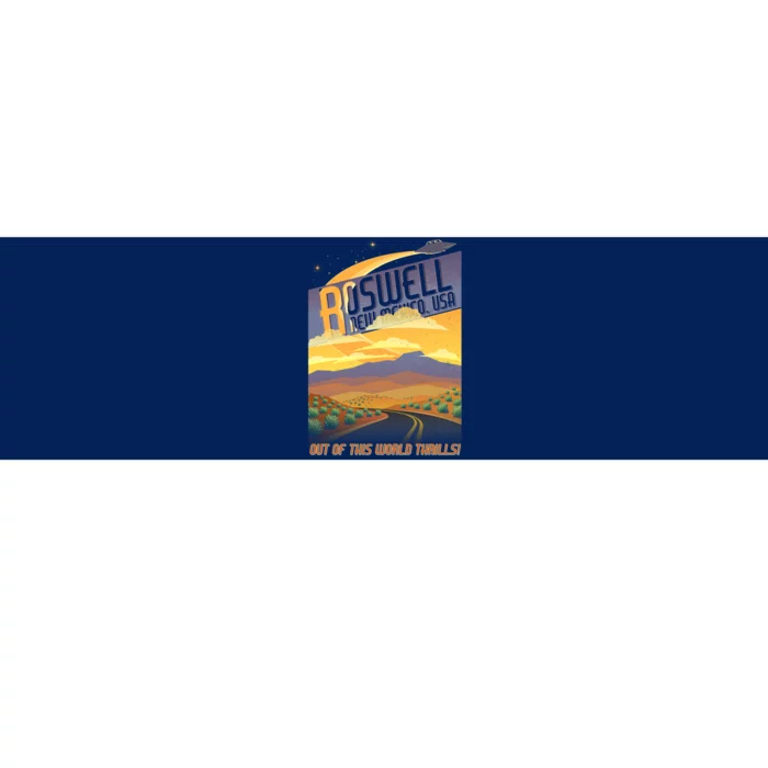 Roswell New Mexico Travel Poster Bumper Sticker